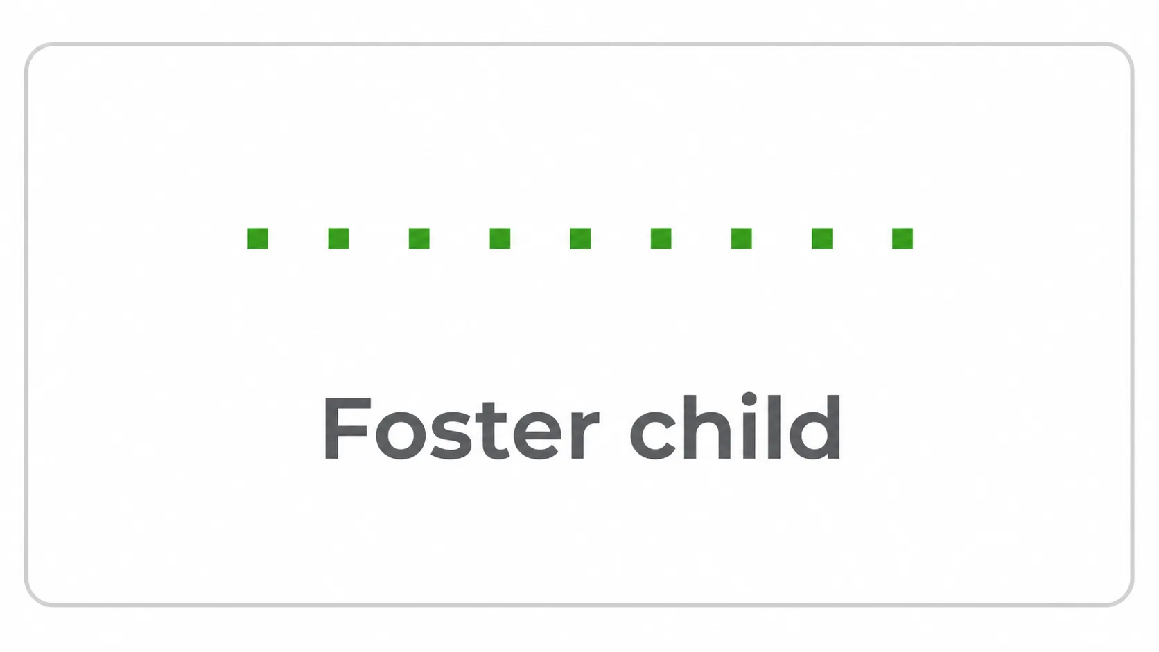 Foster Child Symbol Foster Child Symbol