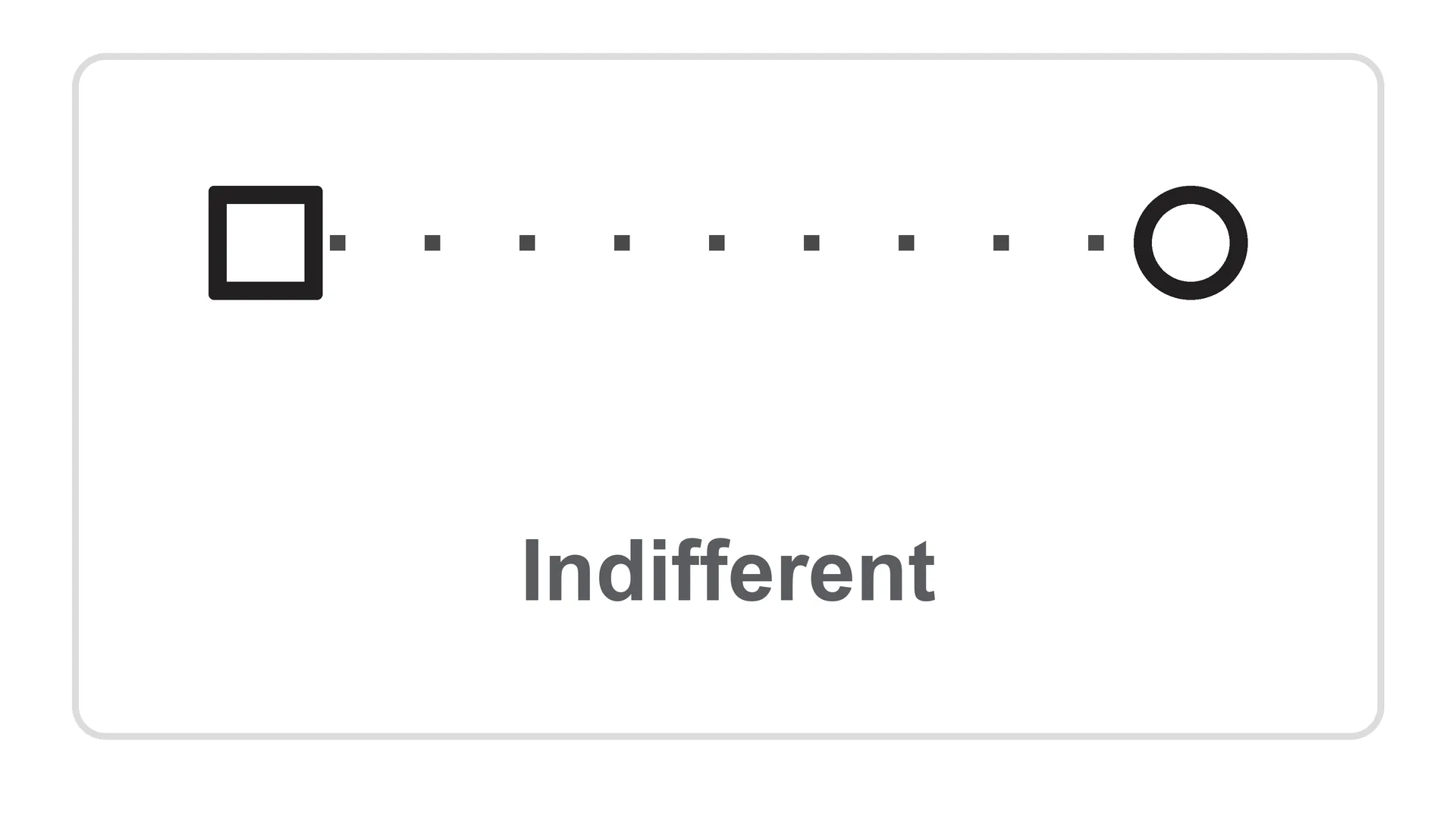 Indifferent Symbol Indifferent Symbol